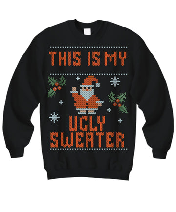 Ugly sweater santa sweatshirt