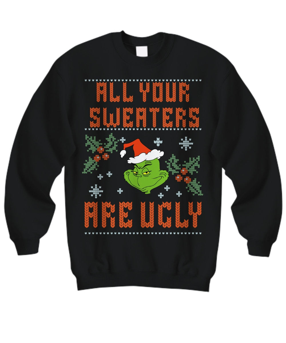 Ugly sweater grinch sweatshirt