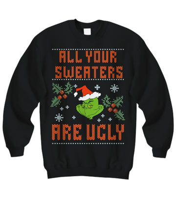 Ugly sweater grinch sweatshirt
