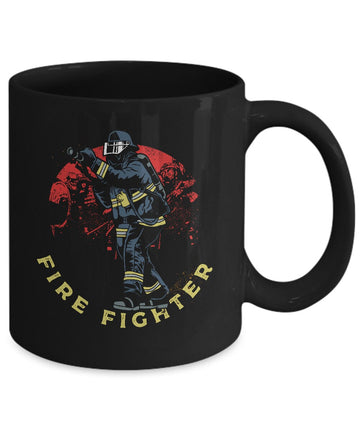 Fire fighter mug dad gift