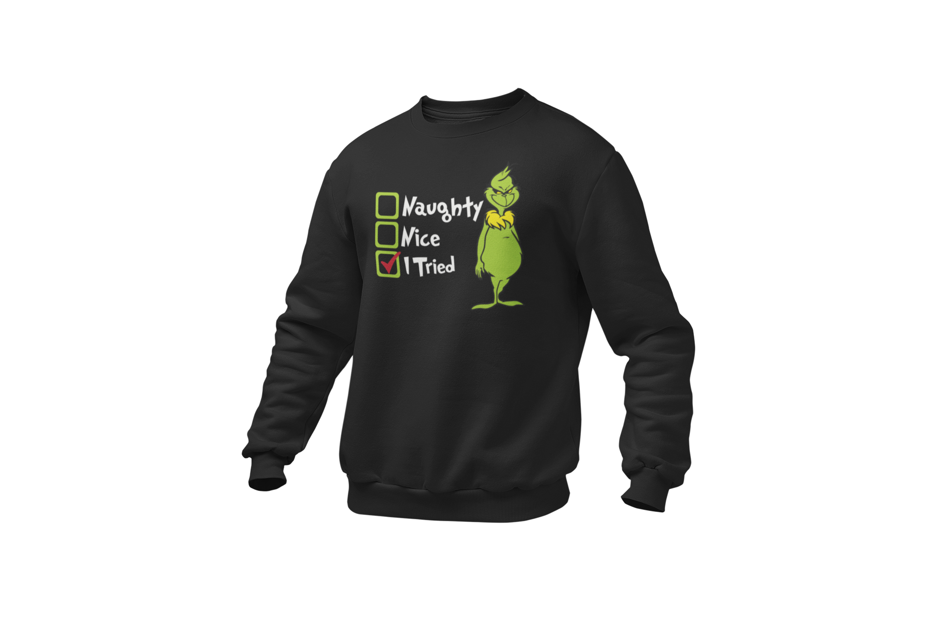 Naughty or Nice List Grinch Sweatshirt