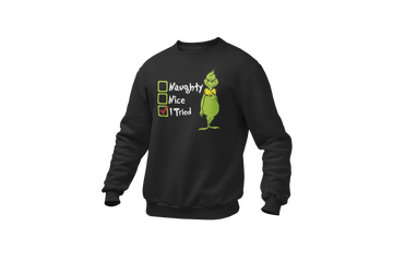 Naughty or Nice List Grinch Sweatshirt