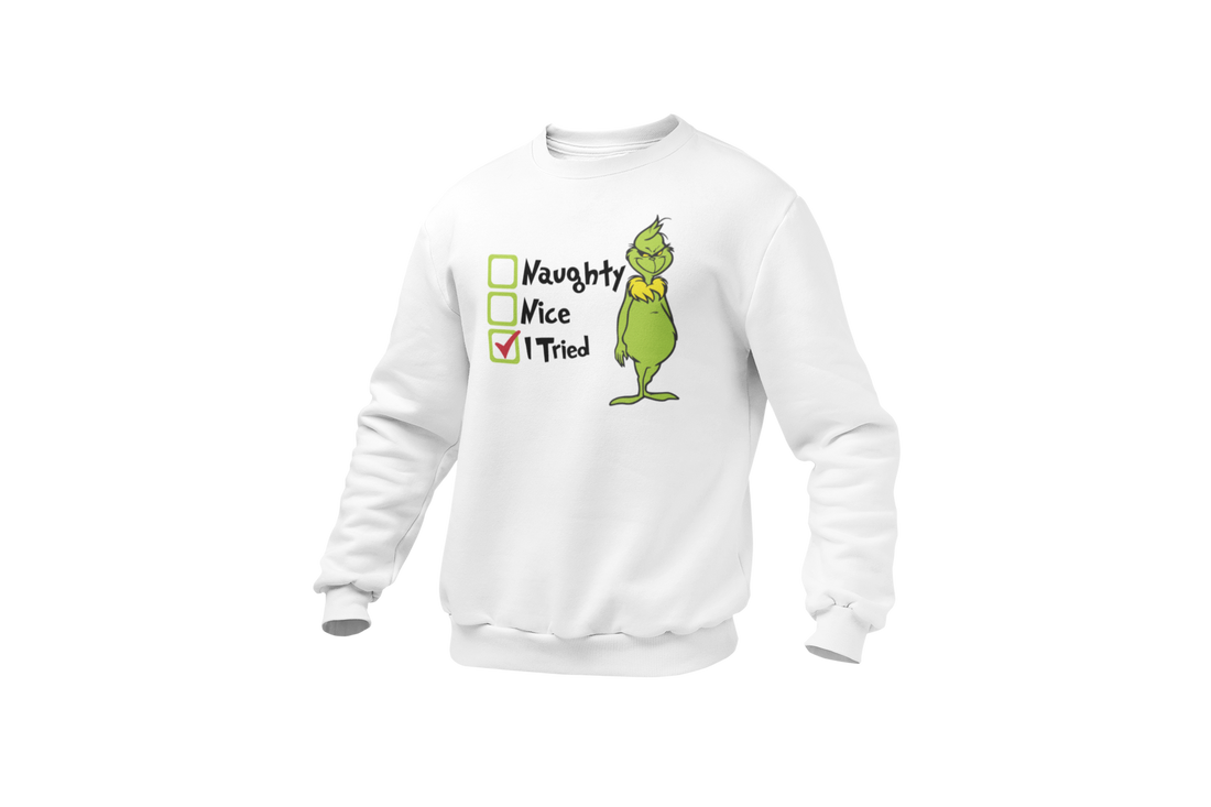 Naughty or Nice List Grinch Sweatshirt